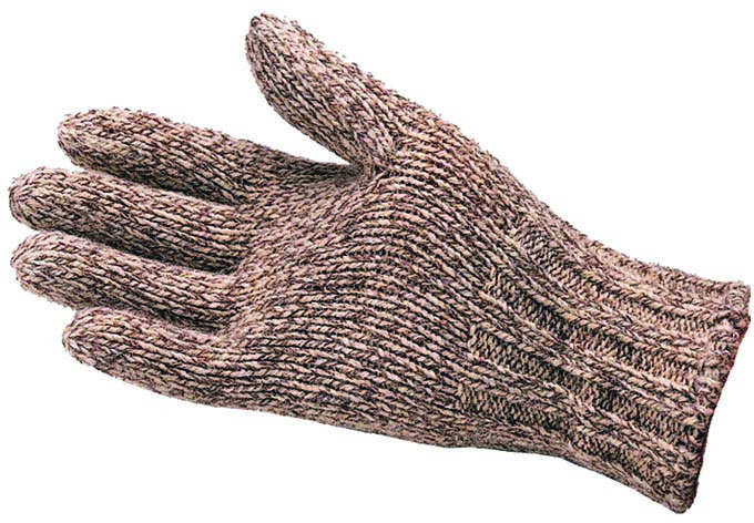 NEWBERRY KNITTING Ragg Glove - Medium Size Full Finger Gloves Brown Outdoor 4790₽