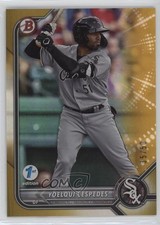 2022 Bowman 1st Edition Gold Foil 35/50 Yoelqui Cespedes #BPPF-87 1m8