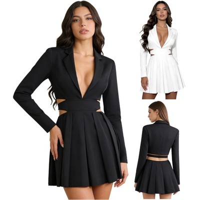 Women Outfits Club Costume Meeting Dress Formal Suit Outdoor Evening Wear Work