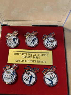 1992 Collector s Edition Kraft Sets The U.S. Olympic Training Table Pin Set