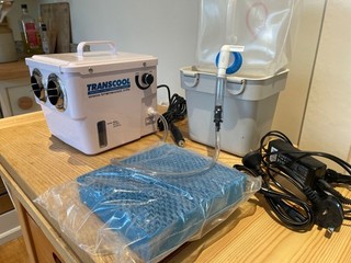 Transcool air cooler for home and travelling.