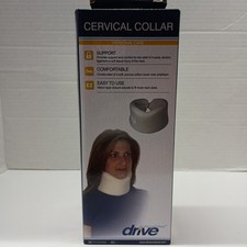 Drive Medical Cervical Collar White Support Comfortable New One Size Fits Most