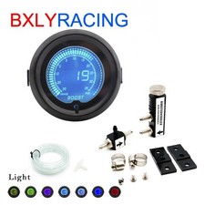 2 52mm Lcd 7 Color Evo Psi Turbo Boost Gauge Pressure Meter Wboost Controller