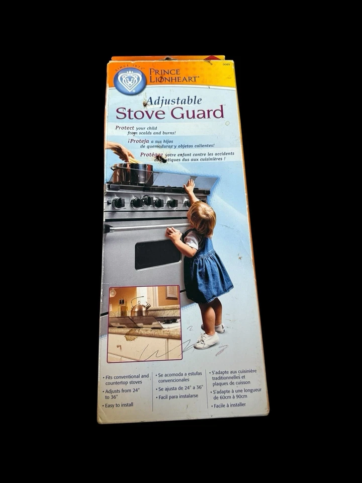 Protector de estufa ajustable Prince Lionheart 24” a 36” protege a los niños NUEVO Foto 3 de 4