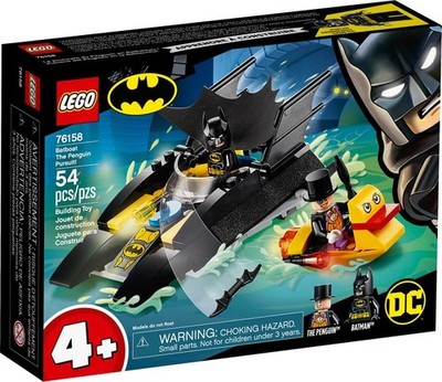 LEGO 76158 Batman Batboat The Penguin Pursuit! NEW/SEALED *DAMAGED BOX*