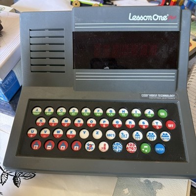Vintage Lesson One Plus Computer Vtech Educational Electronics Toy Game 1989