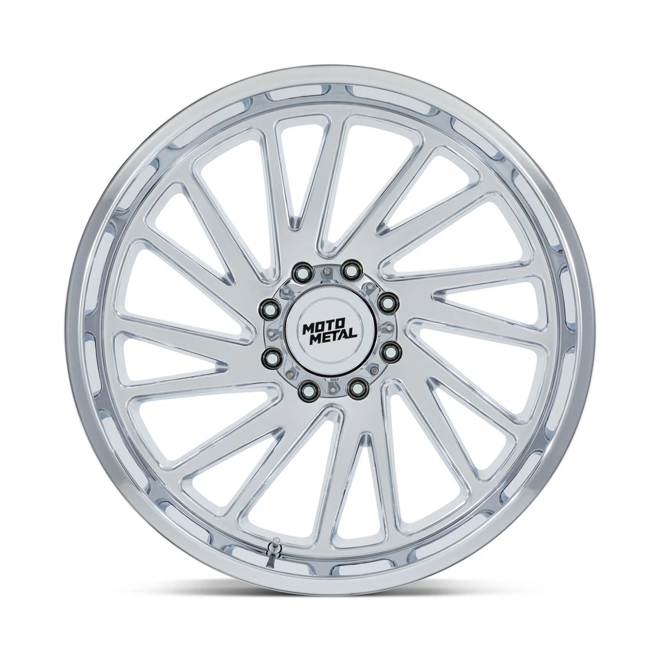 Хромированное колесо Moto Metal MO811 Combat 24x12 8x6,5 24 дюйма -44 мм для обода Chevy GMC Ram - Изображение 2 из 4