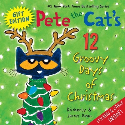 Pete the Cat's 12 Groovy Days of Christmas Gift Edition: Includes Stickers and H