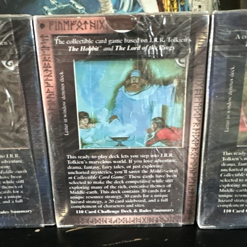 Middle Earth CCG Lord Rings Challenge Deck Sealed Lot With Acrylic Cases Rare NM - Picture 4 of 5