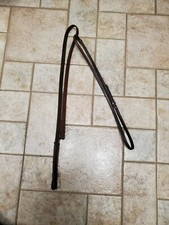 Standing Leather Martingale-Handsome Stitching-Havana Brown