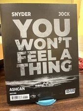 Ashcan Snyder Jock YOU WONT FEEL A THING Tynion CITY BENEATH HER FEET DSTLRY