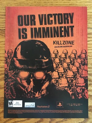 2005 Killzone PS2 Playstation 2 Vintage Print Ad/Poster Promo Art PS3 PS4 PSP
