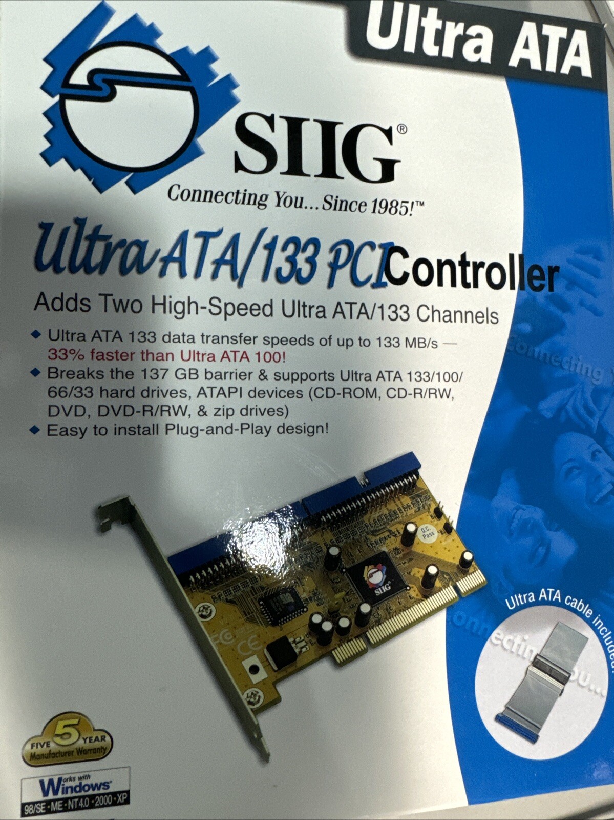 SIIG CN2487 Ultra ATA/133 PCI Dual Channel Bus Master Host Controller