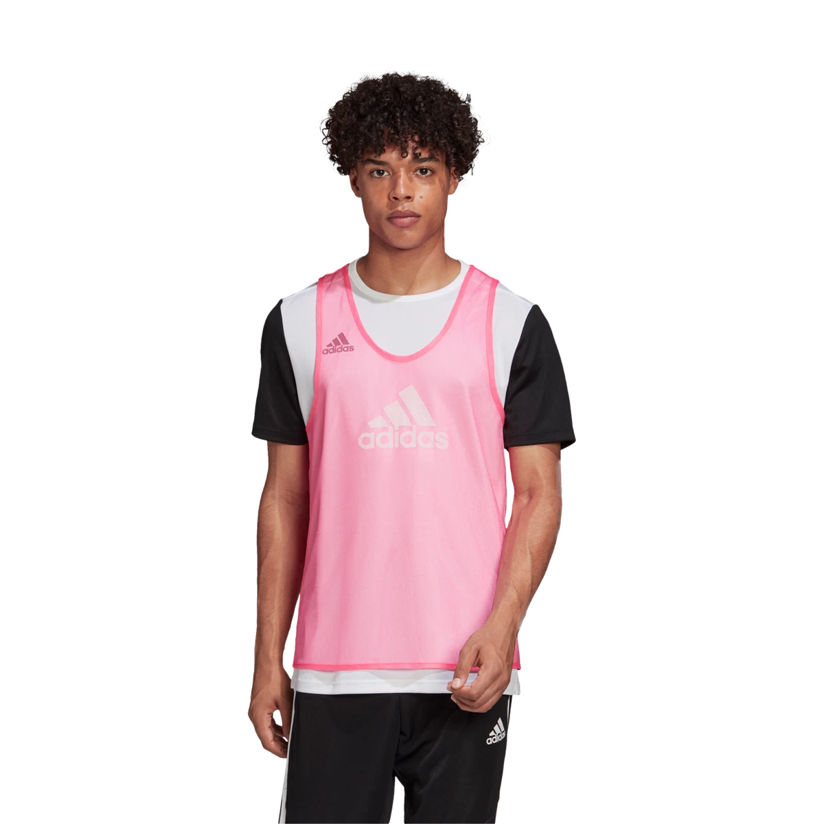 schedel Leonardoda Slink adidas TRG BIB Men&#039;s Pink Football Sport Training T-Shirts Soccer  Sport FI4187 | eBay