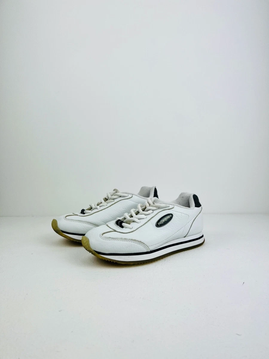 Ysl store white trainers