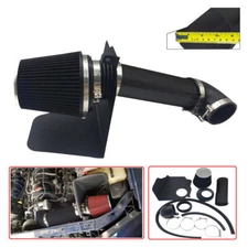 4" BLACK Heat Shield Cold Air Intake For 05-10 300/Challenger SRT 8 5.7L/6.1L V8