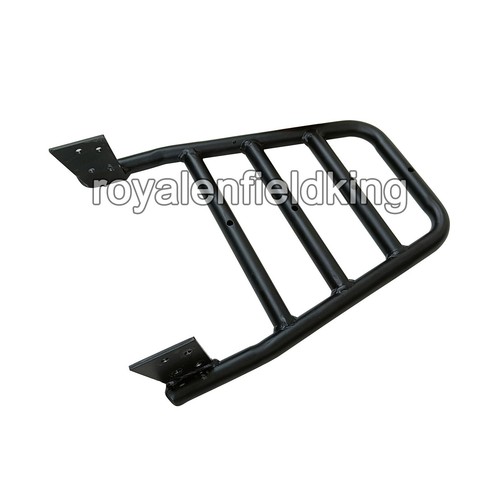 Fit For Royal Enfield Super Meteor 650 "Rear Luggage Rack With Backrest, Black" - Picture 10 of 15