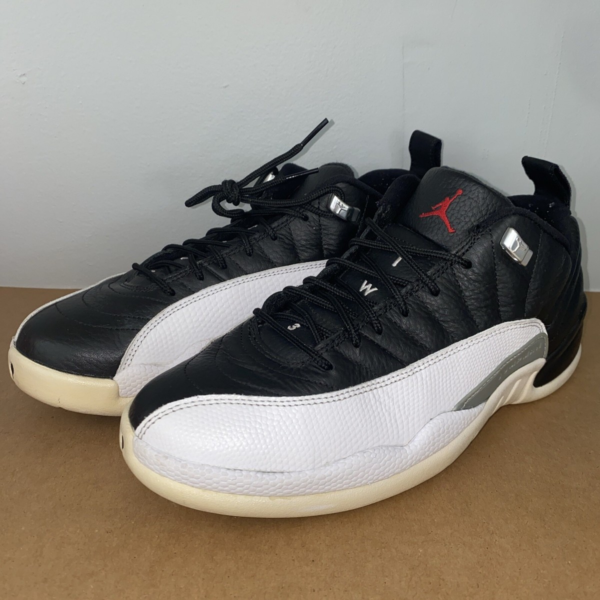 Nike Air Jordan 12 Retro Playoffs Low Black White Red 308317 