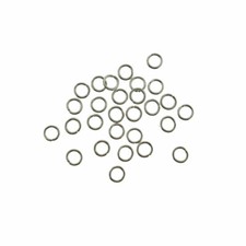 250 Jump Rings 6mm x 1mm High Quality Silver Tone J022