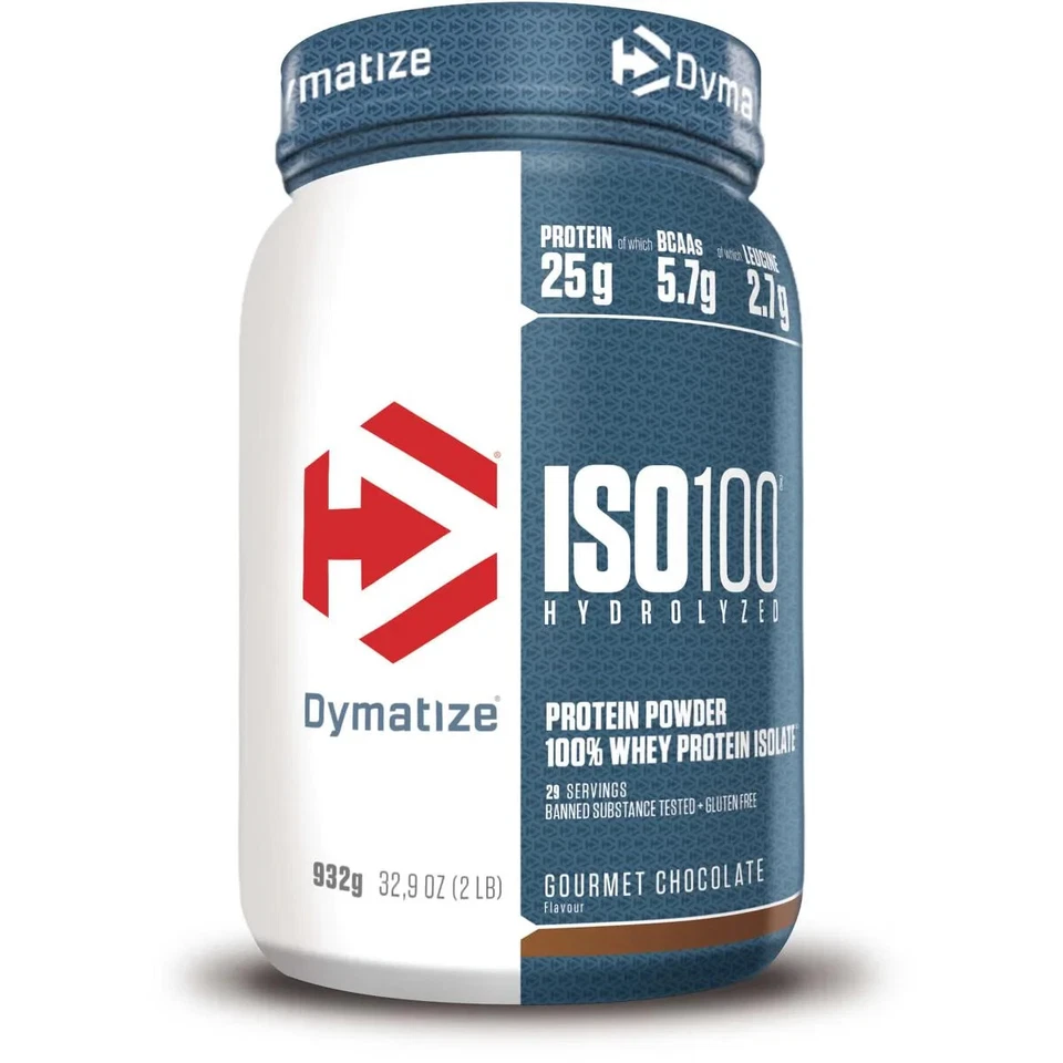 Dymatize Iso 100 Hydrolyzed 932 g Protein EAAs BCAAs Amino (52,02€/Kg)