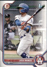 2022 BOWMAN PROSPECT 1ST LOS ANGELES DODGERS - JOSE RAMOS #BP-129