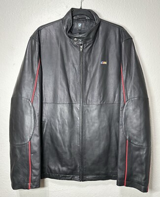 OEM BMW M power Motorsports Motorrad Nappa Leather Jacket Mens Size Large