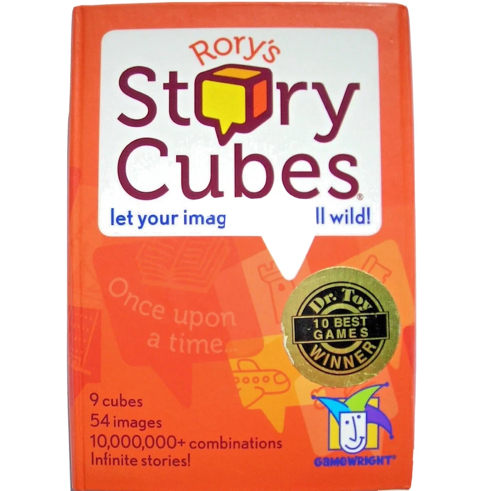 Rory's Story Cubes Storytelling Dice Game Gamewright Family Game Dr. Toy Winner - Image 4 of 4