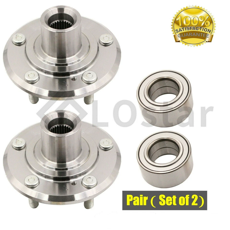 Front Pair Wheel Hub & Bearing Set HONDA PILOT 2003-2004 / ACURA MDX 2001-2002 Foto 2 de 4