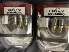 Rocketfish RF-IPODAV 1.8 M/6 ft Component AV Cable for iPod, Audio Video Connect