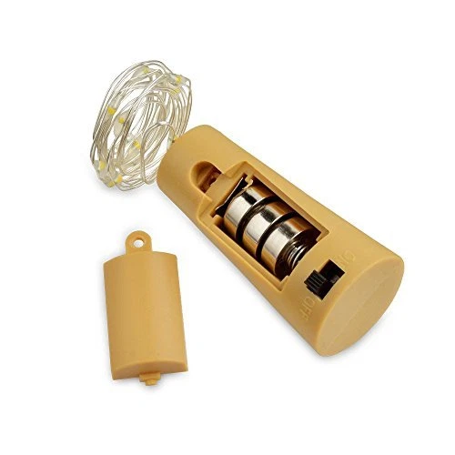 10Pcs Wine Bottle Lights with Cork Battery Operated 20 LED Cork Shape Party Lamp - Image 3 of 4