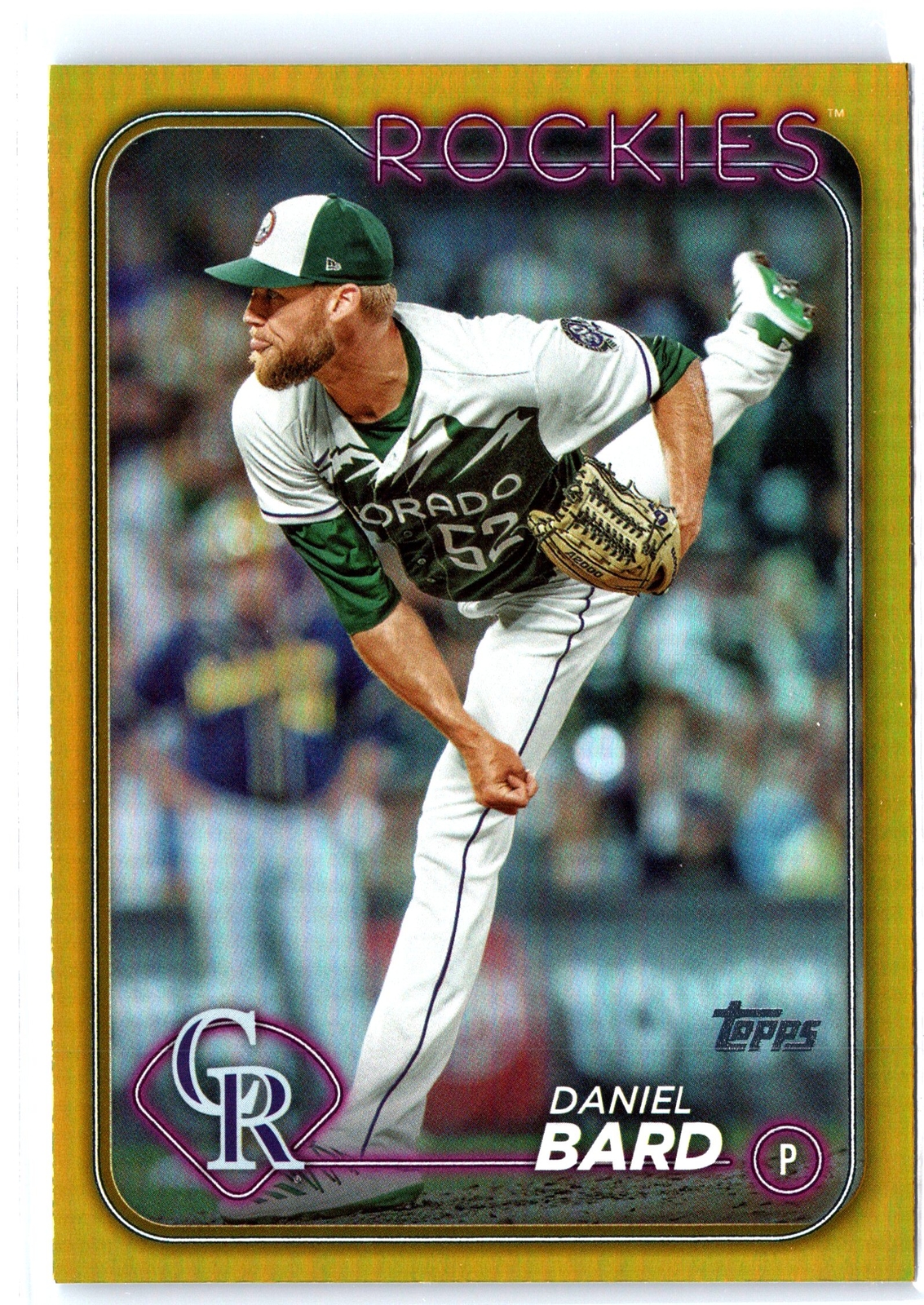 2024 Topps #320 Daniel Bard Gold Foil