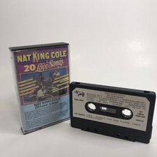 Nat King Cole "20 Love Songs" Cassette Tape. Used