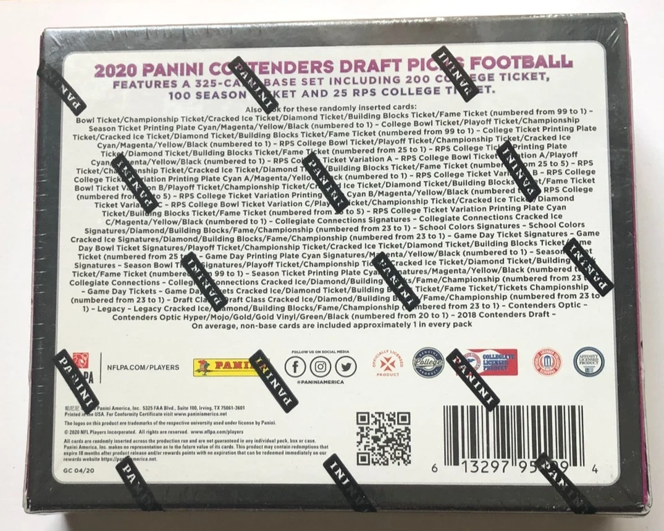 2020 Panini Contenders Draft Picks Football Hobby Box - Image 2 of 2