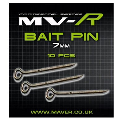 Maver Hair Rig Bait Pins Quickly Change Baits Corn Meat Pellet Boilies x 10  UK