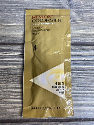 Revlon Colorsilk Butter Cream 2-Week Nourshing Mask 4 Oils 0.4 fl oz