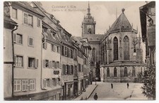 COLMAR - Haut Rhin - postcard 68 - the street towards the church of St Martin