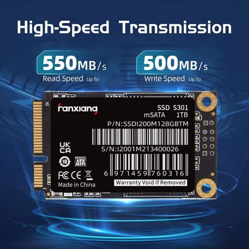 Fanxiang mSATA SSD 1TB Solid State Drive Mini SATA III For PC/Laptop 550MB/S - Picture 4 of 7