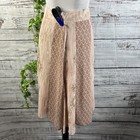 Jones Wear Skirt size 4 Pink Taupe Sheer Boho Knee A Line Modest Church Wedding — photo 10