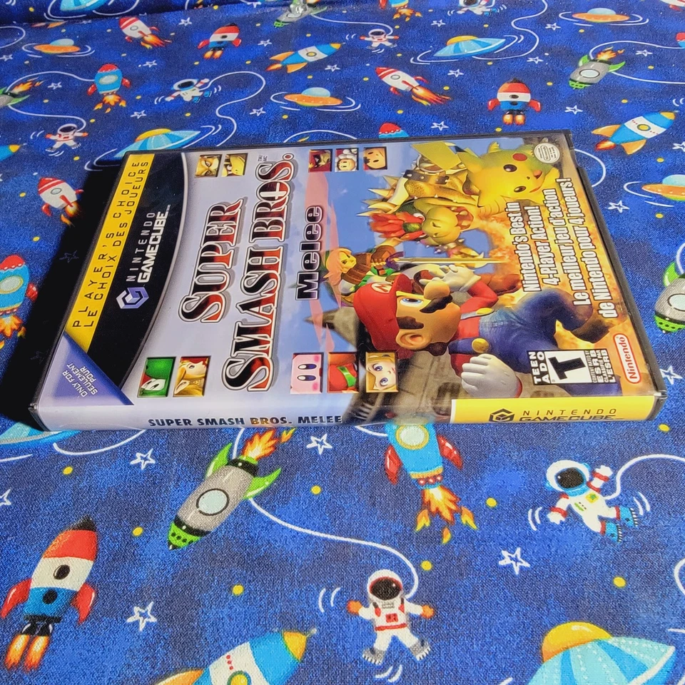 Super Smash Bros Melee (Nintendo GameCube) Complete CIB Players Choice - Image 4 of 4