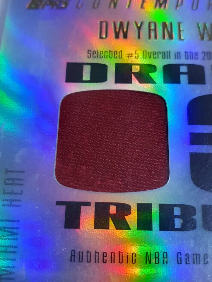 2003 Topps Dwyane Wade Rookie #PATCH /250 Game Worn Jersey - BGS 9 (POP 5) - Image 2 of 4