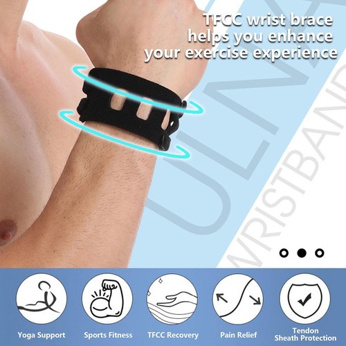 Adjustable Wrist Brace Pain Support Widget for TFCC Tear Ulnar Wrist Band - Picture 11 of 12