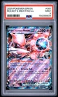 2025 POKEMON DRI EN-DESTINED RIVALS #081 TEAM ROCKET'S MEWTWO EX PSA 9