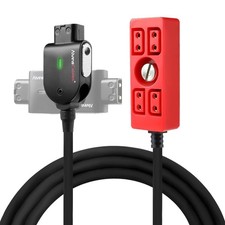Dtap Male to 4 Port DTap Female Splitter Hub Ultra Soft Power Cable for ARRI RED
