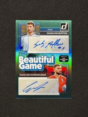 2025-26 Donruss Road to World Cup Beautiful Game Dual Auto Buffon/Donnarumma 2/2