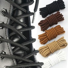 Pair Round Shoelaces Shoe laces  Shoes Sneakers Brown Black White Blue Grey ect
