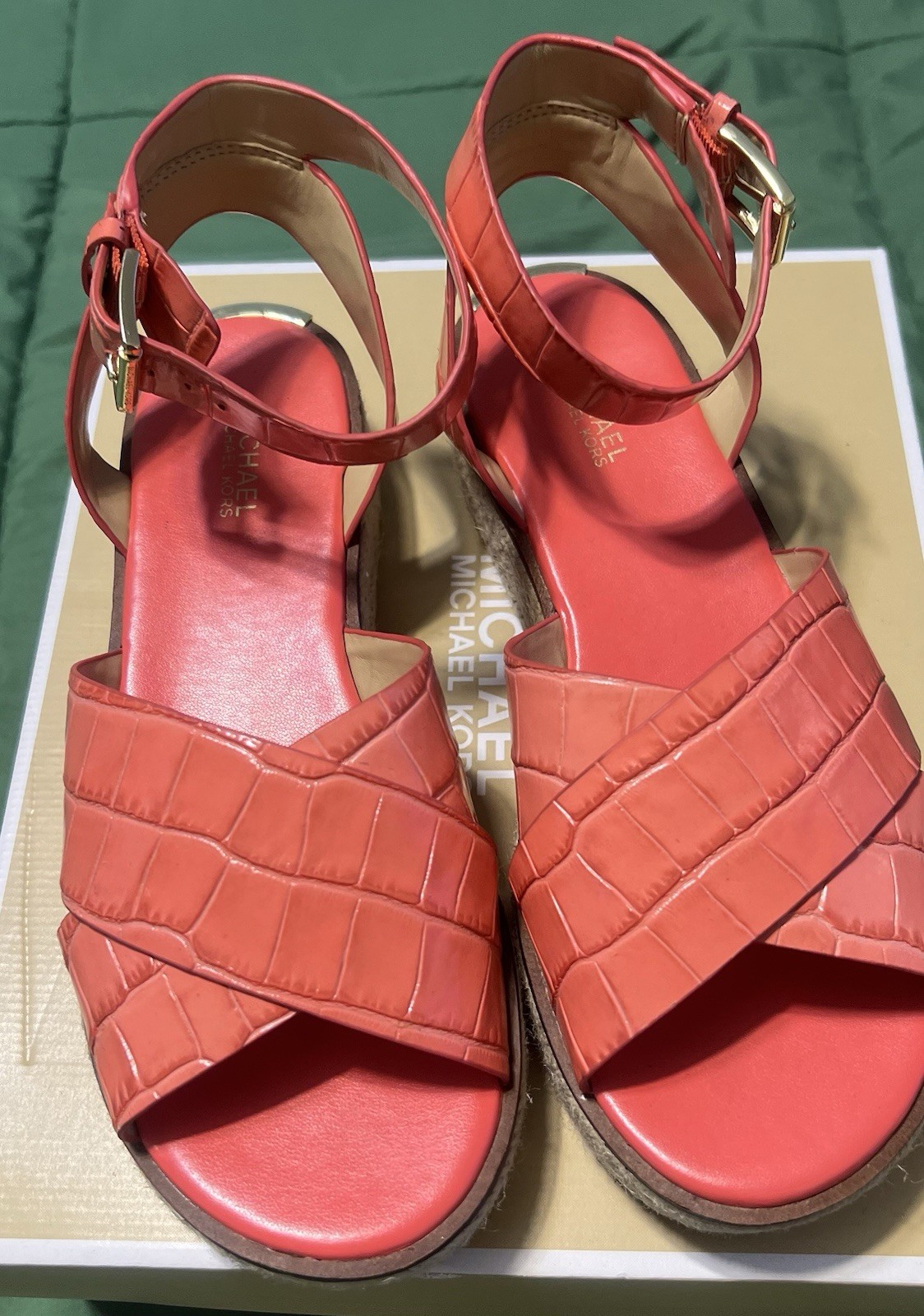 Michael Kors Women's Chunky Heel Platform Sandals