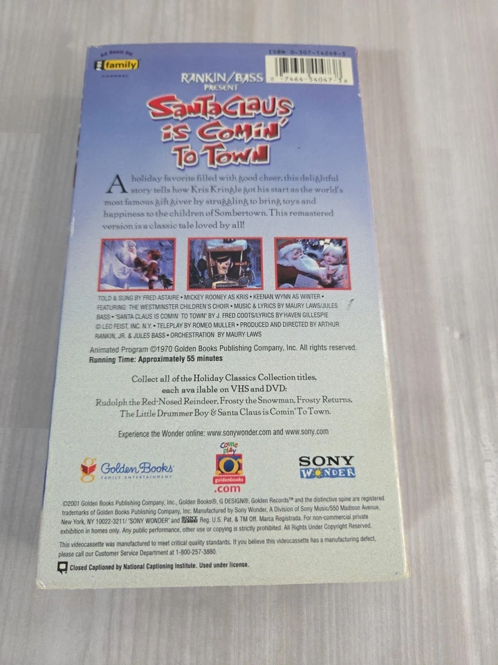 Santa Claus is Coming to Town VHS - Image 3 of 4