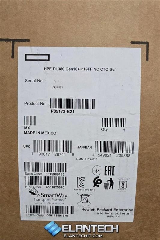 P05173-B21 HPE ProLiant DL380 Gen10 Plus 2U Server 24 SFF HDD CTO | eBay