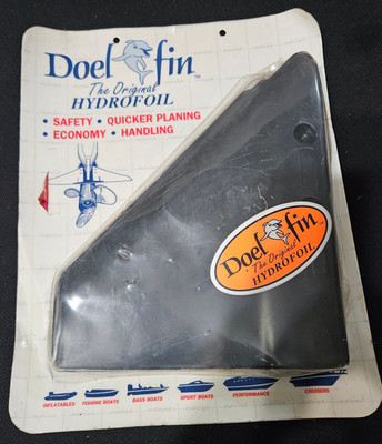 DOELCHER DOEL-FIN HYDROFOIL for OUTBOARDS and OUTDRIVES NEW OLD-STOCK