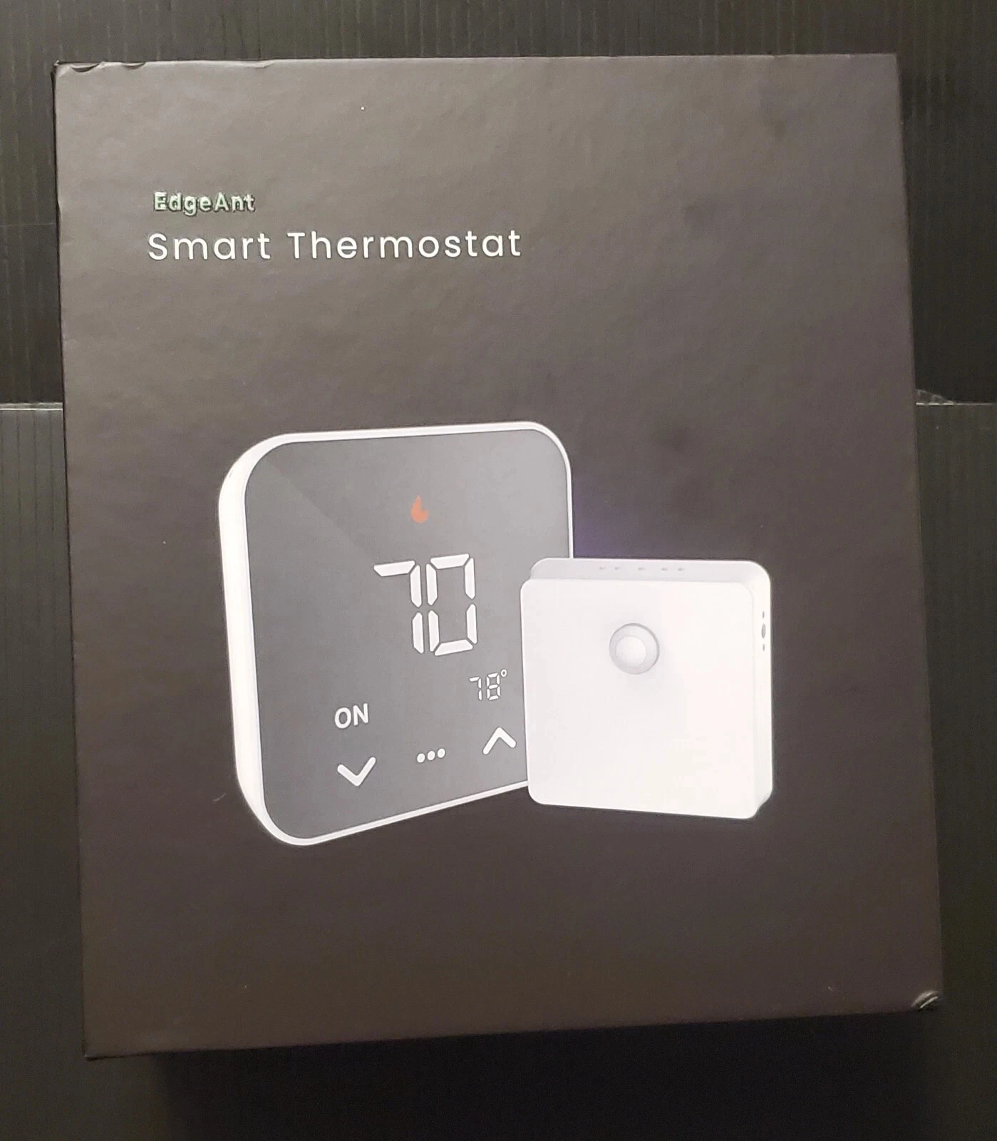 EdgeAnt Smart Thermostat C-Wire Required - White - Alexa and Google Assistant